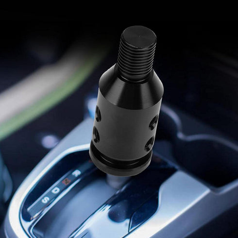Shifter Knob Adapter, Universal Car Shift knob Adapter Aluminum Gear Lever Adapter Gear Shift Knob Adapter for Non-Threaded Shifters M12X1.25 (Bla...