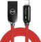 mcdodo Power Off/On Smart LED Auto Disconnect and Auto Recharge Nylon Braided Sync Charge USB Data 4FT/1.2M Cable Compatible with Phone 14/13/12/1...