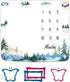 Forest Milestone Blanket Mountain Tree Baby Blanket Newborn Gift Memento Soft Swaddle Portable Crawl Pad 48x40inch...