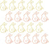 20pcs Animal Paper Clips Rabbit Creative Paper Clips Special-shaped Golden Whirly Needle Cute Colorful Clip 20pcs/pack Fixing Paper Clamp Papercli...