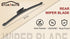 OTUAYAUTO Rear Windshield Wiper Blade - Replacement for Hyundai Veloster 2012-2017 Veloster Turbo Replacement OEM 988112V000...