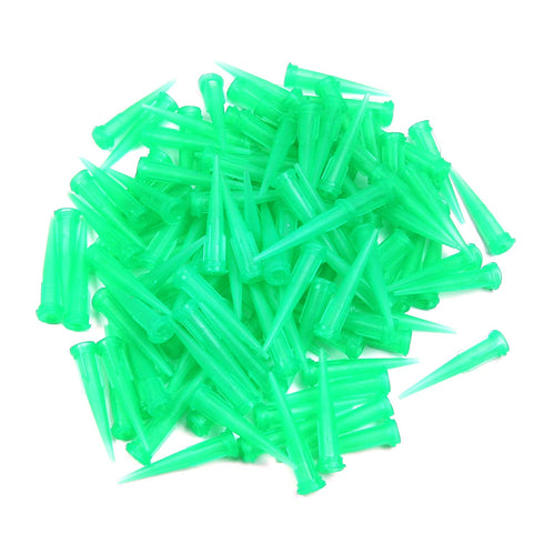 Auniwaig 250PCS 18Ga Plastic Tapered Pinhead Blunt End Adhesive Dispenser Tip Luer Syringe Needle Tip Dispensing Fill Needle for Oil or Glue Appli...