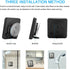 AOZBZ Shower Wall Clock, Digital Kitchen Timer with Alarm, Waterproof Touch Screen Timer, Temperature Humidity Display with Suction Cup Hanging Ho...