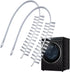 2Pcs Washing Machine Cleaning Brush, Washing Machine Brush Washing Machine Cleaner Front Load Washer Cleaner Brush Load Washer Cleaner Drum Washin...