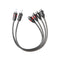 1ft RCA 1 Male to 2 Female Audio Speaker Y Adapter Splitter Cable (2 Pack)...