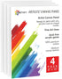 Simetufy 4 Pack 8x10 Inch Canvas Boards for Painting Canvas Panels-Gesso Primed Acid-Free 100% Cotton Blank Painting Canvas for Acrylics Oil Water...