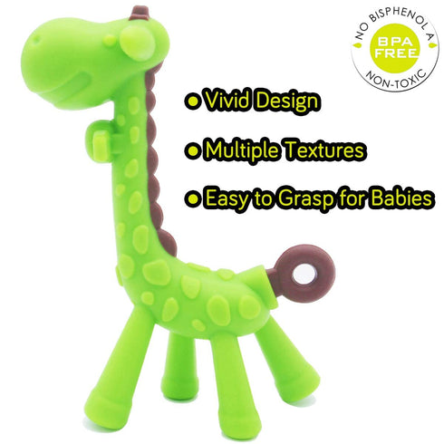 Medical-Grade Teething Toys for Babies 0-6 6-12 12-18 Months - Teethers with 2 × Baby Fruit Feeders and 4 × Baby Teether - BPA Free/Freezer Free -...