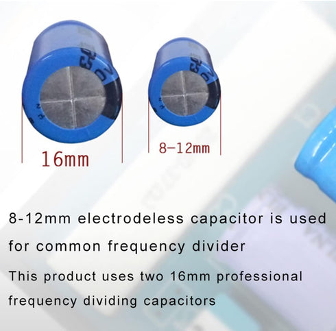 2 Way Crossover for Speaker, WEAH-2001 2pcs Speaker Frequency Divider 2 Way Car Audio Speakers Two Crossover Divider Crossover Filter...