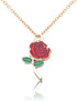 Aylifu 30pcs Enamel Rose Flower Charm Pendant for DIY Jewellery Necklace Bracelet Earring Crafts, 3 Styles...