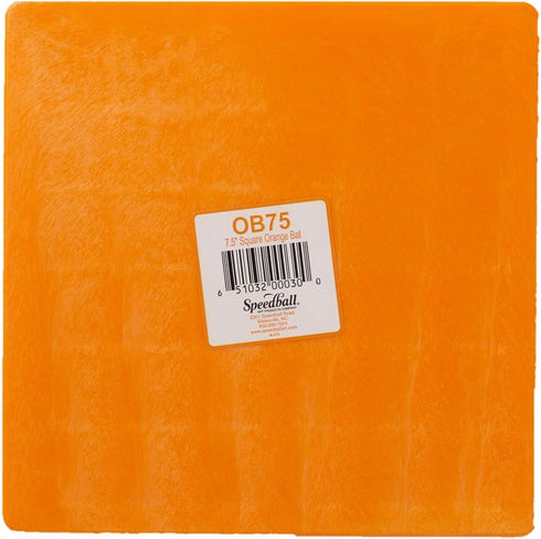 Speedball 7.5 Inch Square Universal Pottery Wheel Bat, Orange, for Ceramics and Clay Work...