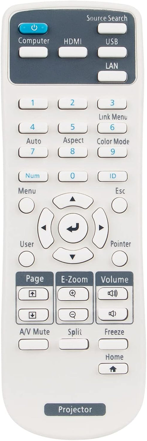 218906000 Replace Remote Control Compatible with Epson Projector PowerLite L615U L610W L510U L400U L610 L500W L610U......