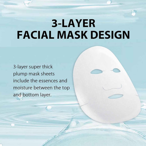 Lululun 14pc Hydrating Face Mask Set, Moisturizing Cotton Face Mask, Ideal for All Skin Type Skincare, Perfect for Daily Use - PRECIOUS GREEN & PR...
