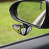 Car Blind Spot Mirror, 3-view Wide Angel Mirror Auxiliary Mirror for Front Rear Wheel Blind Spot Rear View Mirror. (Black Right)...