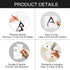 36pcs Halloween Letter Stencils Numbers Stencils Templates Reusable Plastic Alphabet Templates Stencil Set for Halloween Wood, Wall, Fabric,Chalkb...