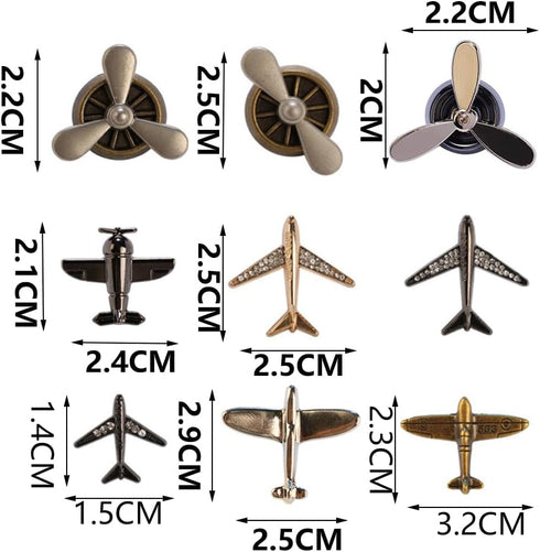 9pcs Airplane Brooch Pin for Men Women Propeller Aircraft Plane Flight Aviator Lapel Pin Backpack Hat Graduation Christmas Brooch and Pins Jewelry...