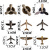 9pcs Airplane Brooch Pin for Men Women Propeller Aircraft Plane Flight Aviator Lapel Pin Backpack Hat Graduation Christmas Brooch and Pins Jewelry...