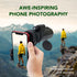 STARSCOPE Adjustable Phone Scope Mount - Telescope Phone Adapter Fits Most Phones (Max 110mm) | Easy-Adjust, Universal Spotting Scope Phone Adapte...