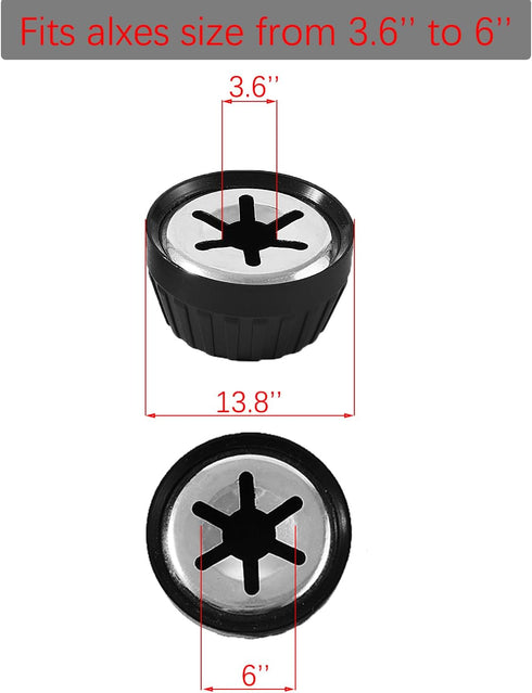 987101 Wheel Hub Caps Replacement Parts for Weber Grill Wheels Weber Charcoal Kettle Grills Weber Genesis Older Series Grills Wheel Caps Kenmore G...