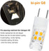 4-Pack G8 LED Bulb,GY8.6/T4 Bi-pin Base LED 3W, 30W Halogen Bulb Replacement,for Under Cabinet Kitchen Lighting, Under-Cabinet Light, GE Microwave...
