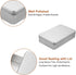 uxcell Metal Tin Box Containers, 2Pcs 7.1x4.3x1.6 Inch Silver Mini Portable Metal Rectangular Empty Hinged Tins Box with Lid for Home Storage Orga...
