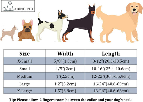 ARING PET Bowtie Dog Collar, Dog Collar with Bow, Adjustable Dog Collars for Small Medium Large Dogs....