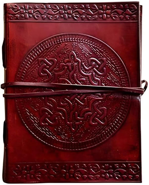 MONTEXOO Leather Journal Notebook Sketchbook Diary for Men Women 5 x 7 inch Book Shadows for Writing Celtic Knot...
