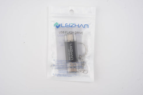 LEIZHAN USB C Flash Drive 32GB Type C Thumb Drive for Samsung Galaxy S10, S10e, S9, S8, S8 Plus, LG G5 G6, Google Pixel XL Data Storage Photo Stic...