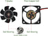 ANVISION 40mm x 10mm DC 12V Brushless Cooling Fan, Dual Ball Bearing, 2 Pin...