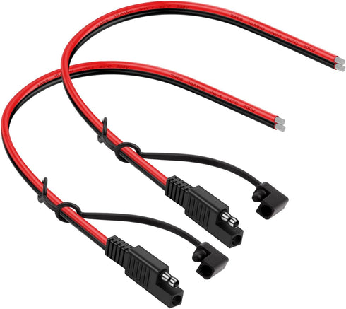 iGreely 2Pack SAE Extension Cable SAE Quick Connector Disconnect Plug for RV Trolling Motor Solar Panel (16AWG)...