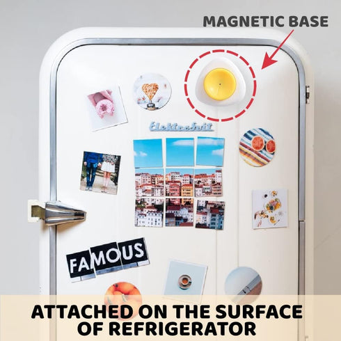 Jawbush Magnet Egg Piercer for Raw Eggs, with Magnetic Base and Safety Lock, Hard Boiled Egg Peeler, Egg Pricker to Get a Good Hard Boiled Egg...