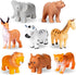 Baby Bath Toys, for Infants 6-12& Toddlers 1-3, No Hole Bathtub Toys (Wild Animals, 8 Pcs with Mesh Bag)...