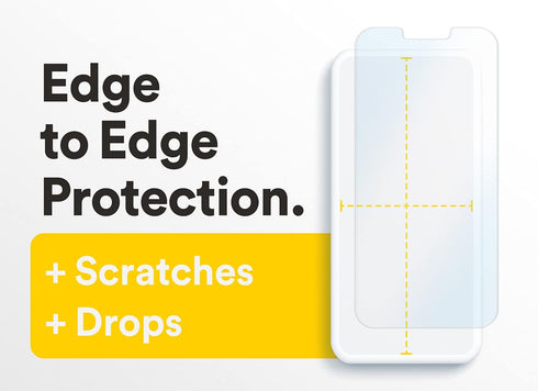 BodyGuardz Pure Tempered Glass Screen Protector for The iPhone 13 and iPhone 13 Pro, PureGuard Protection......