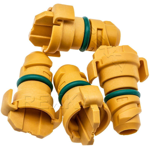 Rexka 4pcs Plastic Engine Oil Drain Plug for Ford KX6Z6730B F-150 F150 Mustang Lincoln Continental MKZ Nautilus Navigator...