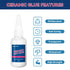 Ceramic Glue, 50g Clear Super Glue for Porcelain and Pottery Repair, Fast Drying | Heat Resistant | Waterproof, Instant Strong Glue for Bonding Ce...