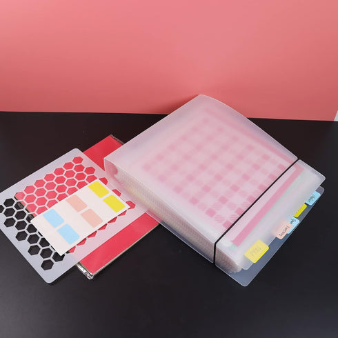 Cookie Stencil Storage Binder Die Cut And Stamp Storage Folder Baking Stencil Organizer Scrapbooking Cutting Dies Stencil Storage Book Collections...