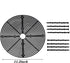 Plant Pot Grid Flower Pot Cover Plant Plant Flower Protector Diameter 11.8" (Brown)...