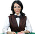 Brybelly Formal Black Casino and Poker Dealer Clip On Bow Tie...