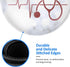 Mouse Pad Nurse Doctor Heart Stethoscope Marble Mouse Pads for Desk, Stitched Edge Mousepad with Non-Slip Rubber Base, Gaming Mouse Mat for Comput...