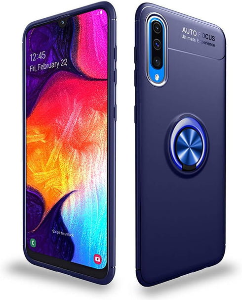 Asuwish Phone Case for Samsung Galaxy A50 A50S A30S with Tempered Glass Screen Protector Cover and Ring Holder Kickstand Cell Accessories Glaxay A...