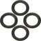 Heyiarbeit 5 Inch Speaker Foam Edge Surround Rings Replacement Parts for Speaker Repair or DIY 4pcs...