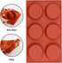 Silicone Egg Mold Muffin Top Pans, 3 Inch Non-stick Whoopie Pie Baking Pan Round Tray Egg Sandwich Molds for Mini Cakes Biscuits Egg Cloud Bread B...