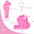 64Pcs Resin Molds Silicone Kit, 4pcs Shiny Glossy Soldier Shape Silicone Molds for Resin Epoxy Casting Molds, Keychains, Jump Ring for DIY Keychai...