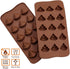 2Pcs Poop Silicone Molds, Silicone Funny Poop Molds for Chocolate, Cake, Candy, Pudding, Fondant, Poop Emotion Baking Mold, Soap Molds for Soap Ma...