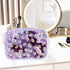 3pcs Clear Makeup Bags,Transparent Women Cosmetic Bag with Zipper,Daisy Beauty Case,Make Up Organizer Storage,Bath Toiletry Wash Bag...