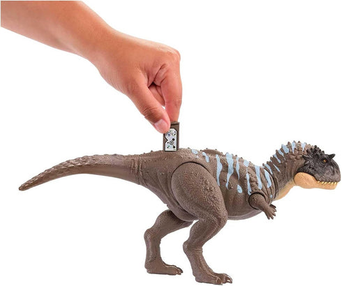 Jurassic World Wild Roar Ekrixinatosaurus Dinosaur Figure with Continuing Roar Sound & Attack Action, Posable Physical Toy & Digital Play...