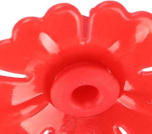 30 Set Hummingbird Feeder Flowers Hanging Bird Feeding Ports Replacement Parts Garden Supplies Red White Yellow (Red)...