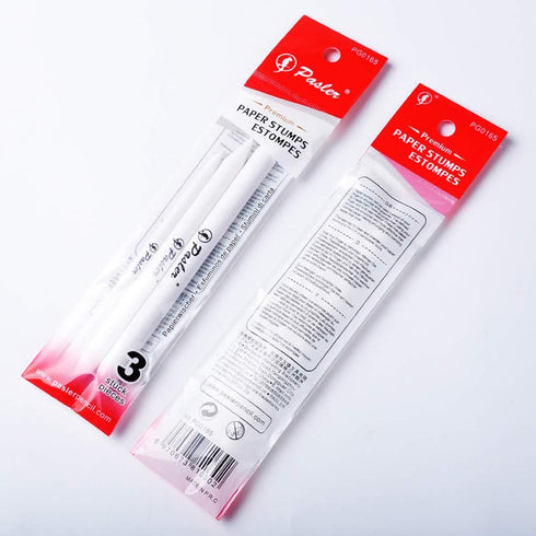 Artist Blending Paper Stumps and Tortillion Art Blenders - Pencil, Charcoal, Graphite, Colored Pencils, Pack of 3 - (125mm, 135mm, 150mm)...