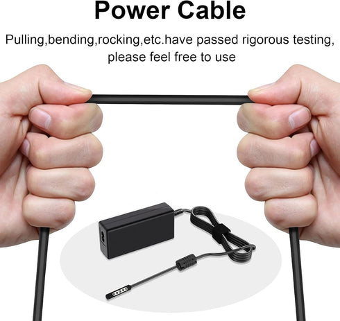 Surface Pro 1 Pro 2 Pro RT Charger, Surface Power Supply Adapter 43W 12V 3.58A Charger Power Cord fit Microsoft Surface Pro 1, Surface Pro 2, Surf...