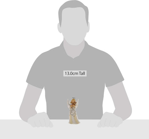 Enesco Jim Shore Heartwood Creek White Woodland Farmhouse Angel with Dog Figurine, 5.2 Inch, Multicolor...