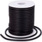 Pandahall 16.4 Yards/Roll 4mm PVC Tubuing Rubber Cord Solid Rubber Tube Cord with White Plastic Spool (Black)...